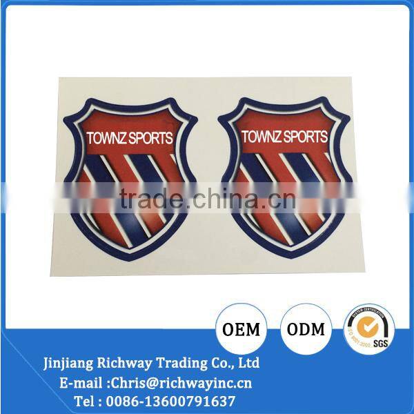 Elastic plastic label sport shoes label sport garment labels
