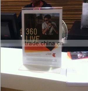 A4 Acrylic POS Sign Holder