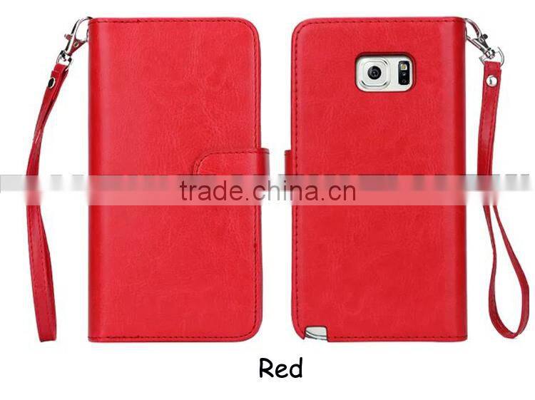 Luxury pu leathat wallet mobile phone case for samsung note 5 for samsung galaxy note 5 for samsung galaxy note 5 edge