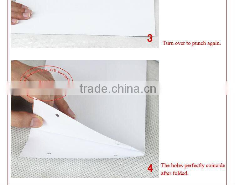 Two hole punch paper punch