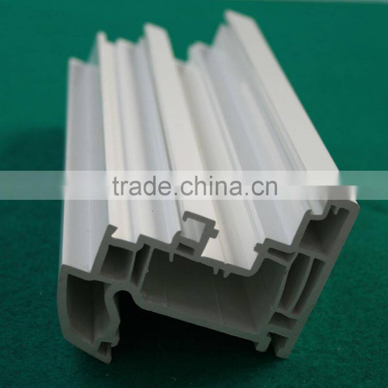 Customized white Huazhijie UPVC profiles for windows and doors