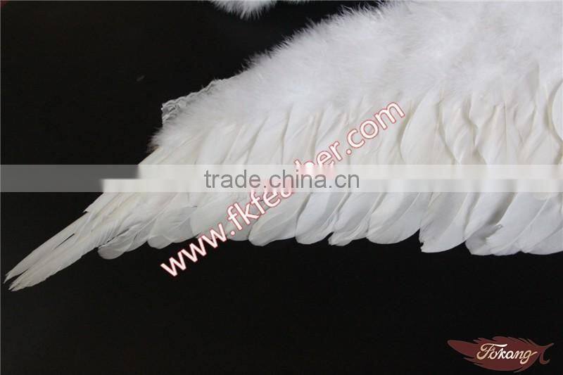 Party Supplies Decorations White Big Angel Wings With Goose Feather