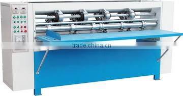 corrugated thin blade slitter scorer and creasing machine/packing machine