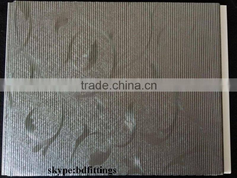 Newest laminated pvc plastic building material/pvc panels for ceiling and wall