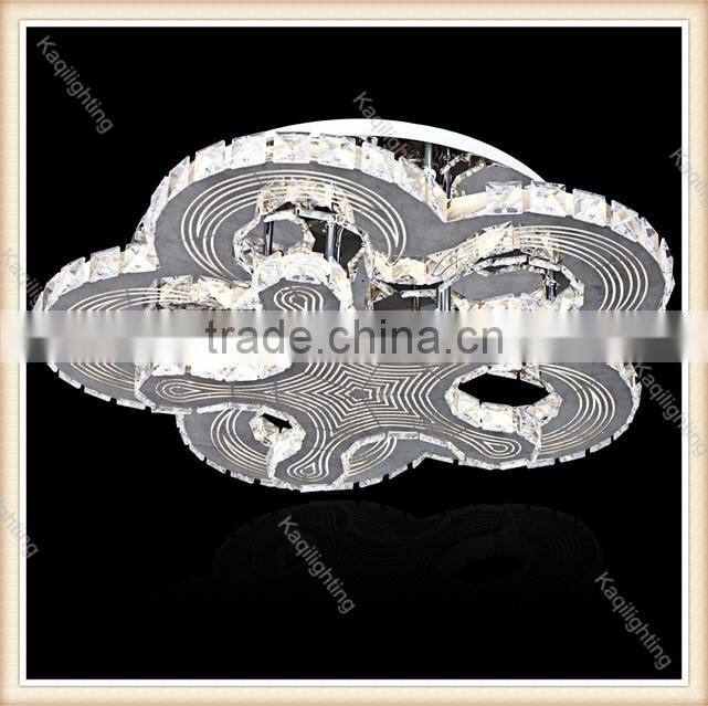 Factory Hot Modern Lighting home decorative led ceiling light, crystal chandelier ceiling lamp for restaurant, hall, hotel