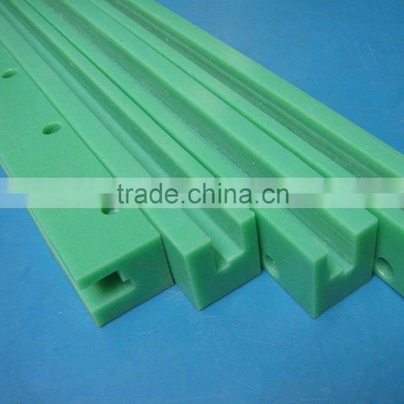 Machinable customize rail mc nylon plastic chain guide