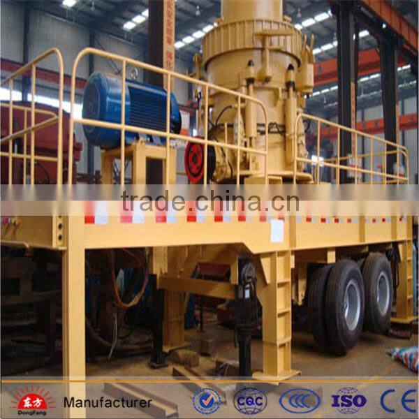 Portable track small mobile crusher for sale