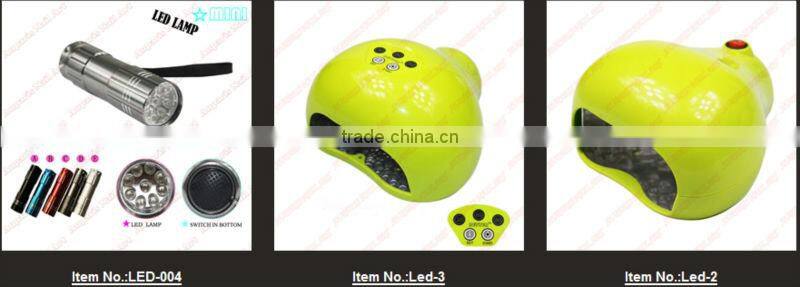 36W /18W/12W Wholesale cheap pink color CCFL LED UV nail lamp led gel nail polish dryer lamp with CE certificated