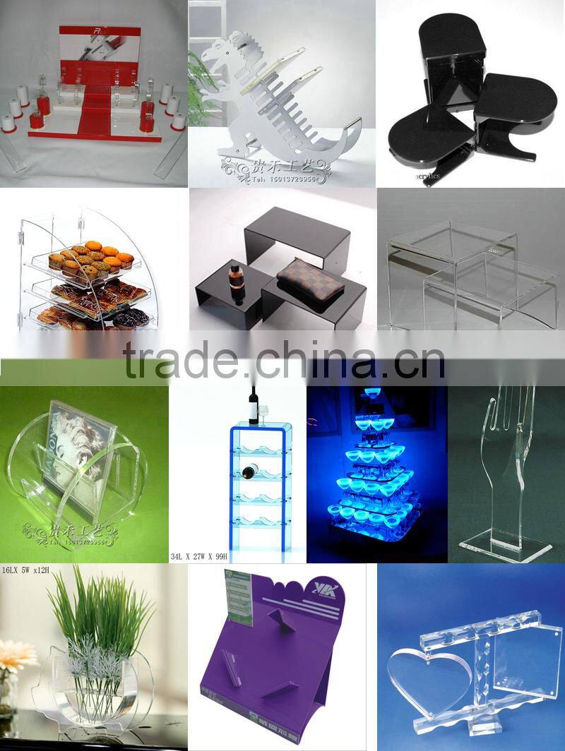 Upright Acrylic display rack ,upright design acrylic display racks for CD