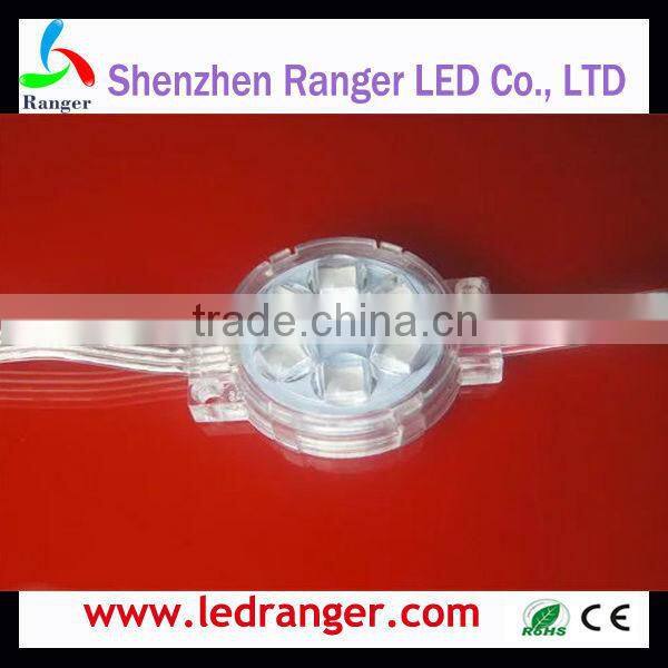 battery operated LED Pixel Module Light DMX512 with Mini Decoder Clear cover with Lens for 5050 LEDs