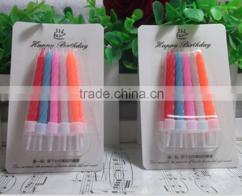 Spiral Shaped Candles 2016 New Products Smokeless and No Dripping During Burning