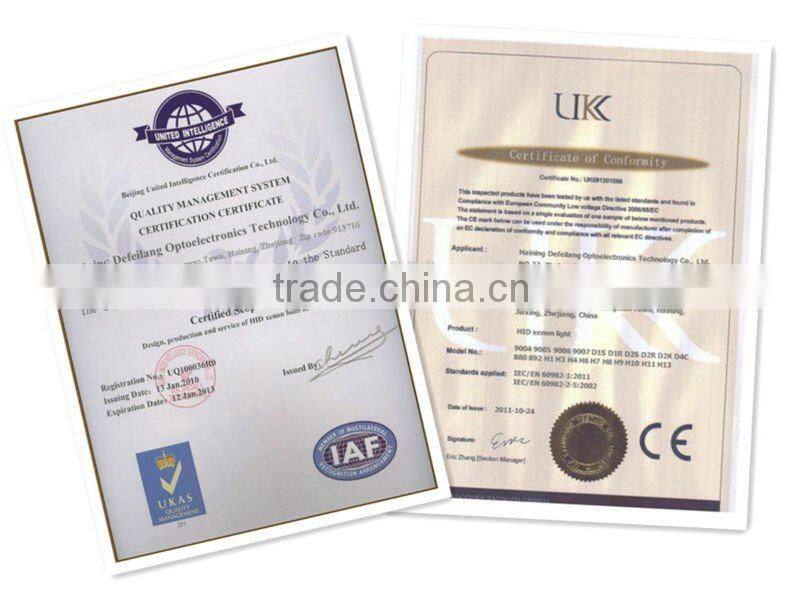 9006 HID xenon light bulbs 12v 35w 55w 75w