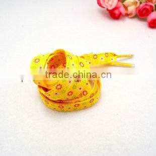 Heat transferred custom printing shoelace for sneaker