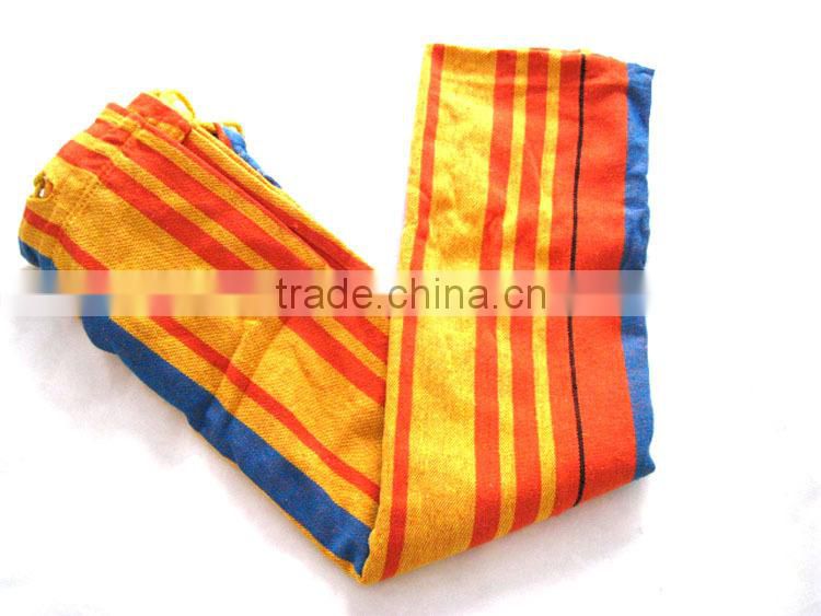 Outdoor camping leisure canvas hammock