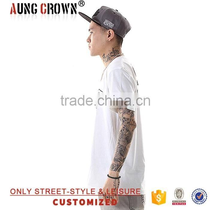 Hot Sale Fashion Promotion Men White T Shirt With Your Own Logo Made in China Oem