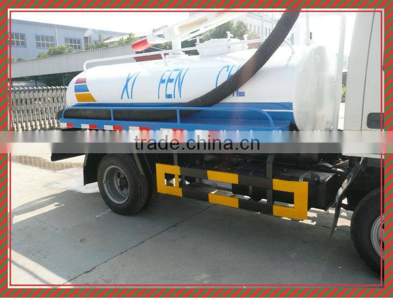 Foton 3000-5000L liquid waste vacuum suction vehicle
