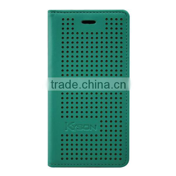 For iphone 6 leather armor cell phone case with storage
