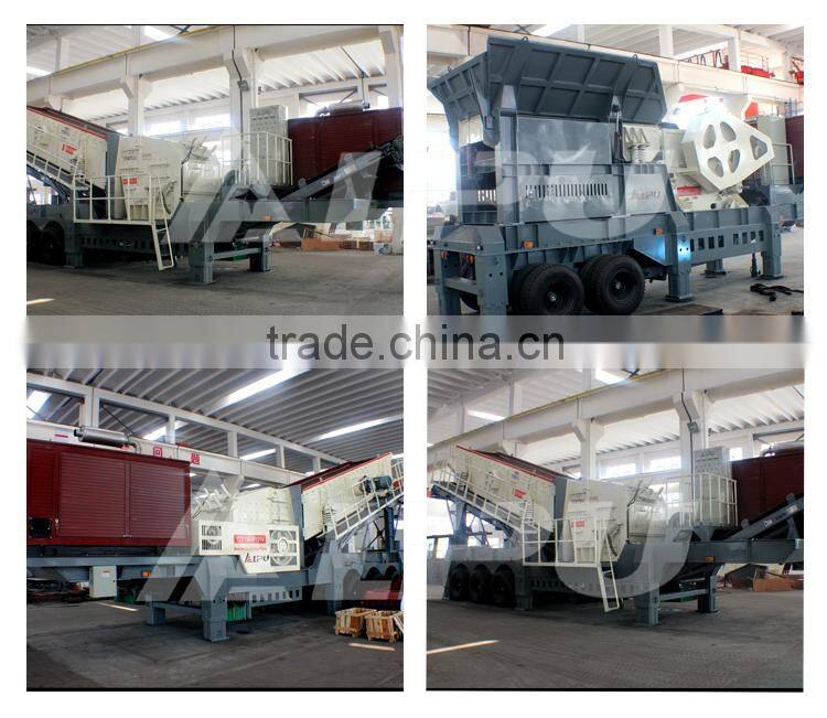 China 95-550TPH Mobile Concrete Crusher Plants for Sale with Special Design