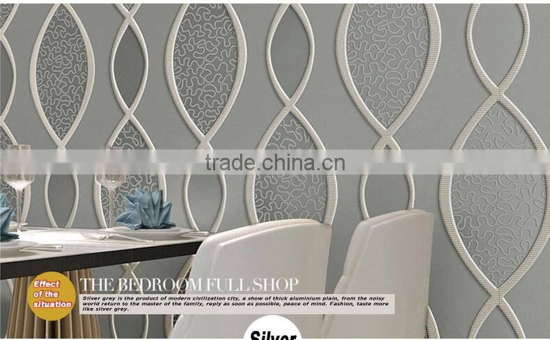 New design interior decoration 3d wallpaper for home