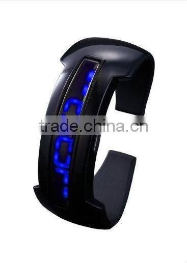Robot Style White Silicone LED Flash Sport Bracelet Wrist Watch