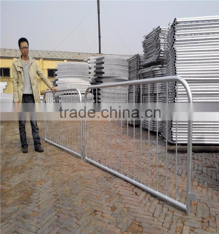 factory hot dipped galvanized anping pedestrian metal traffic crowd control Barrier
