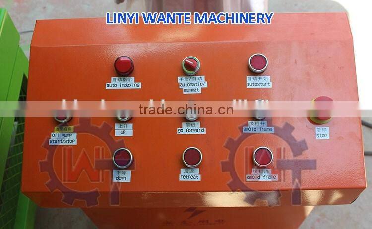 WANTE BRAND WT2-10 clay brick making machine no need burn for sale