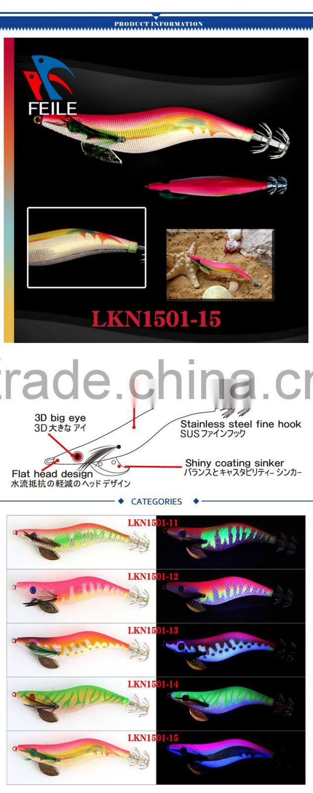 artifical japanese fishing squid jig