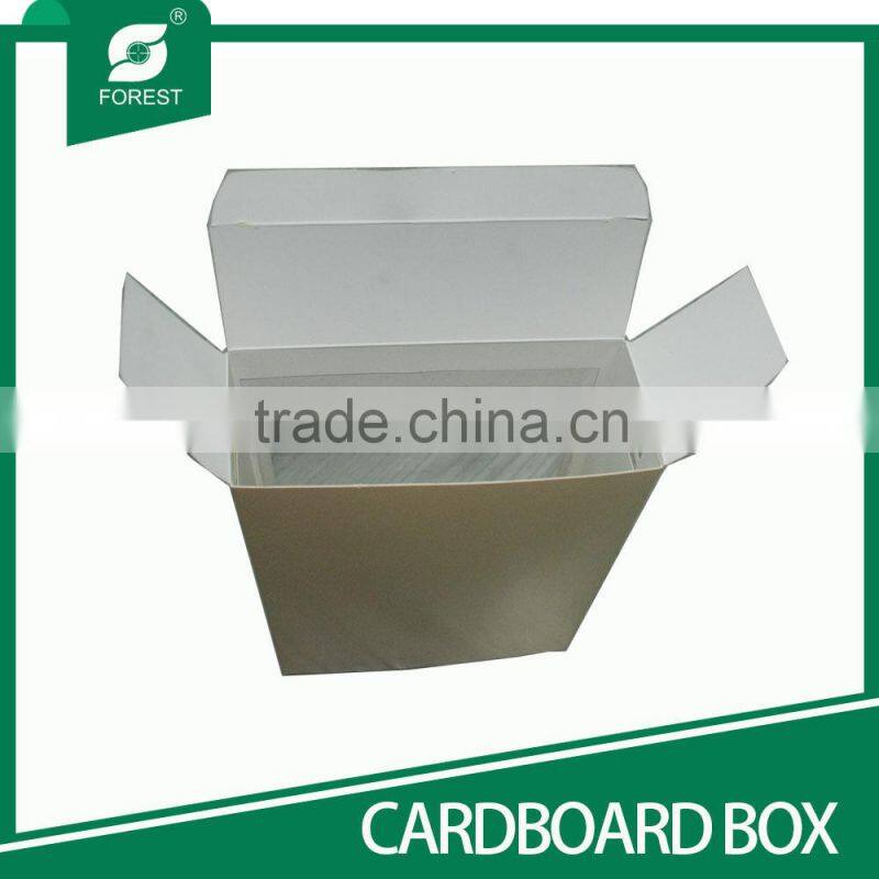DECORATIVE CARDBOARD PACKING BOX FOR FRUIT WITH PVC WINDOW