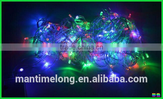 10m 100 led colorful light festival light