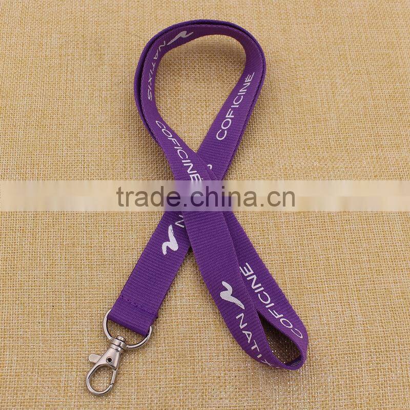 2015 high quality personalised Imprinted Tube Lanyards