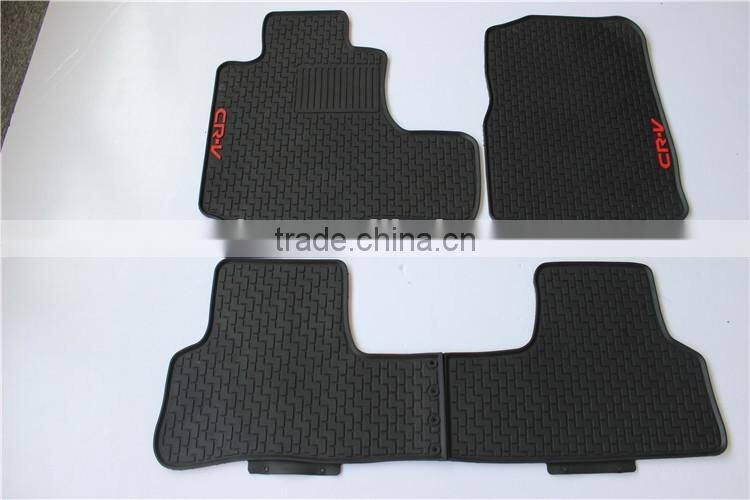 4pcs of fire proof automobile rubber mat for Honda CRV 2011 car mat
