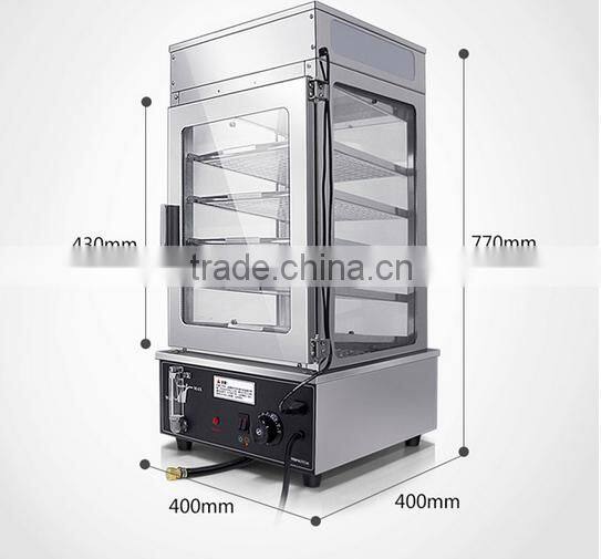 factory direct supply good quality food steamer . warmer display showcase
