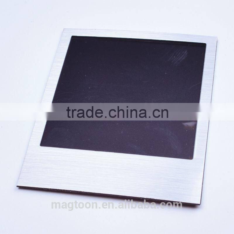 2015 hot selling photo frames cool silver magnetic frame picture photo frame