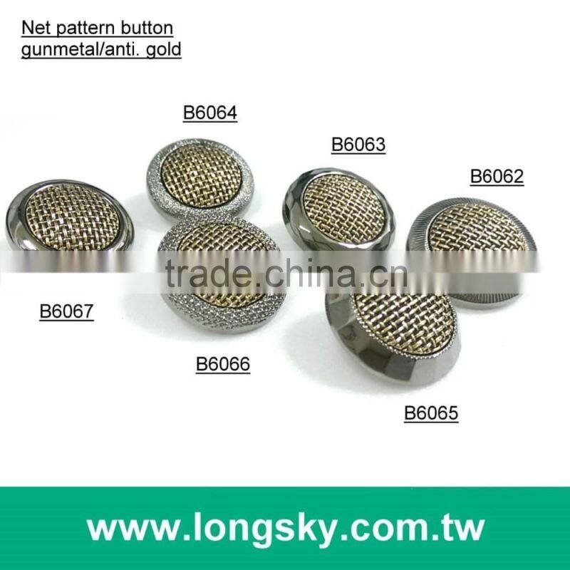 (#B6066/15mm, 21mm) 2 pieces combined button for authum fashion clothing