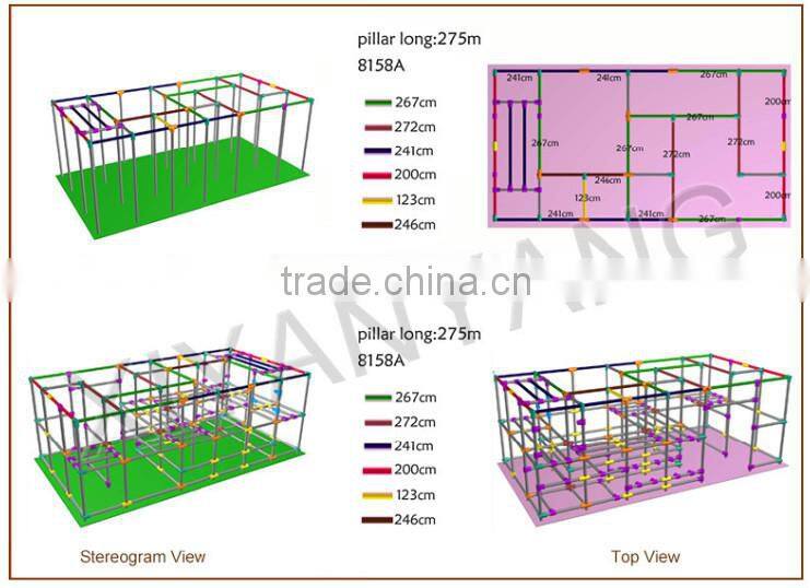 Indoor Playground Type Outward Bound Equipment