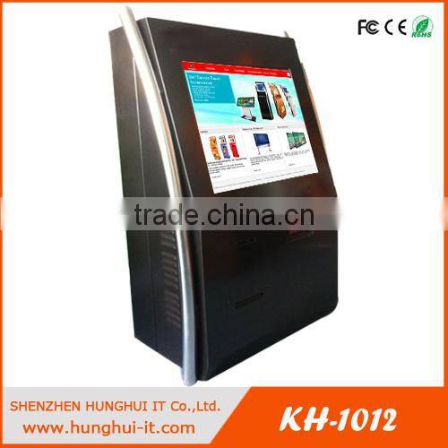 19-Inch Slim Touch Screen Information Wall Mounted Kiosk With Keyboard