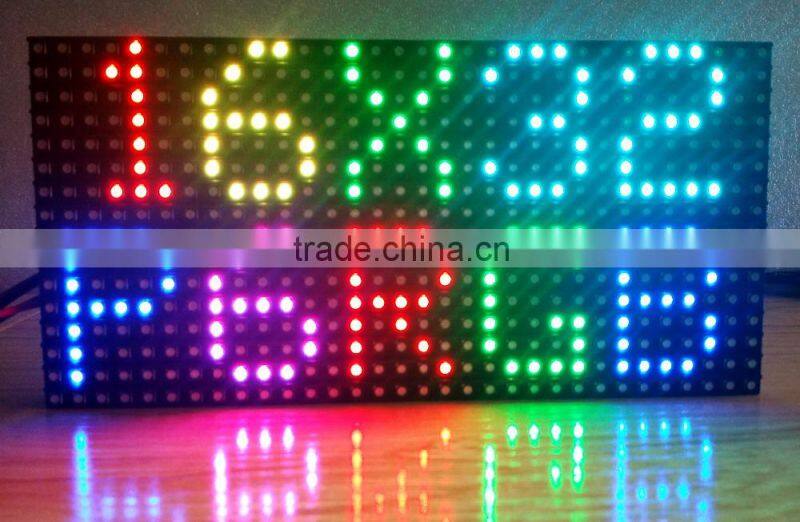 P6-16x32RGB (9.6X19.2CM) Indoor Indoor P6 (3IN1) full color SMD unit board 8 scanning 75 HUB P6 led display module