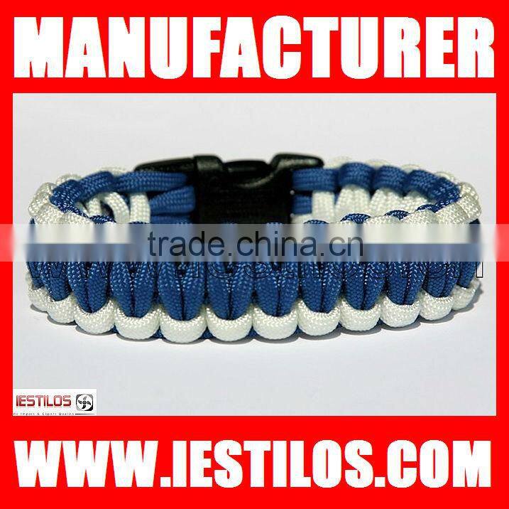 top quality paracord bracelet with whistle buckle