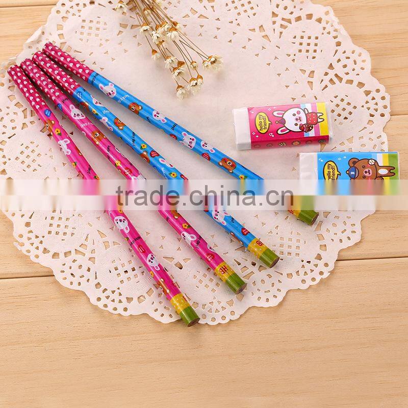 Promotional Popular Creative 5 In 1 Kids School Stationary Set