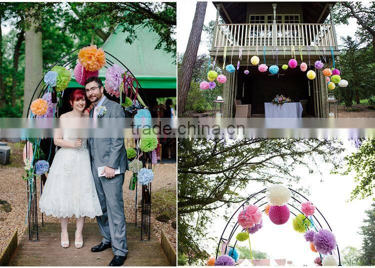 wedding party home decor paper honeycomb ball