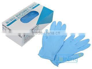 Powdered Disposable Stretchy Vinyl Synthetic Gloves