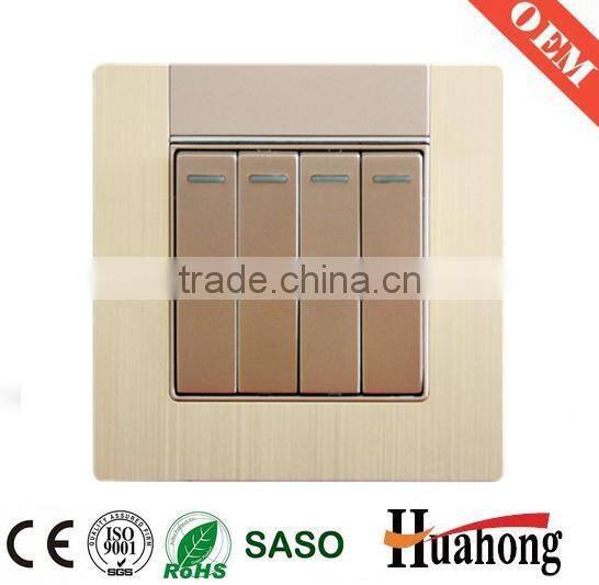 Aluminium satellite tv wall socket