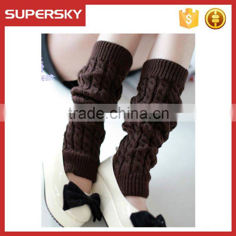 V-19 Sweet Crocheted Youth Child Girl Leg Warmers