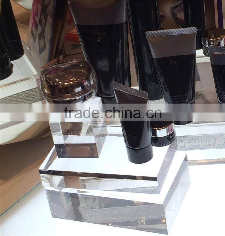Hot selling plexiglass cube, acrylic clear cube makeup organizer