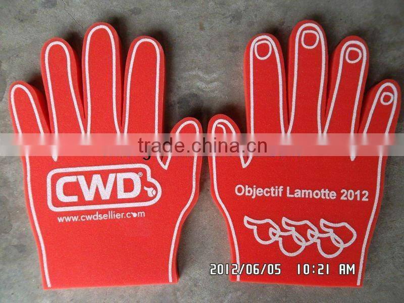Cheering EVA foam hands for sport events or fan's gift
