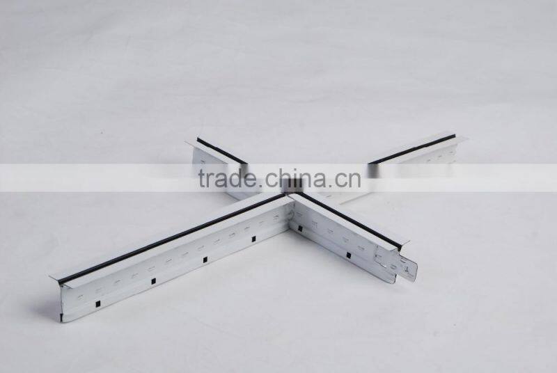 Solid grooved t grid supended ceiling tiles