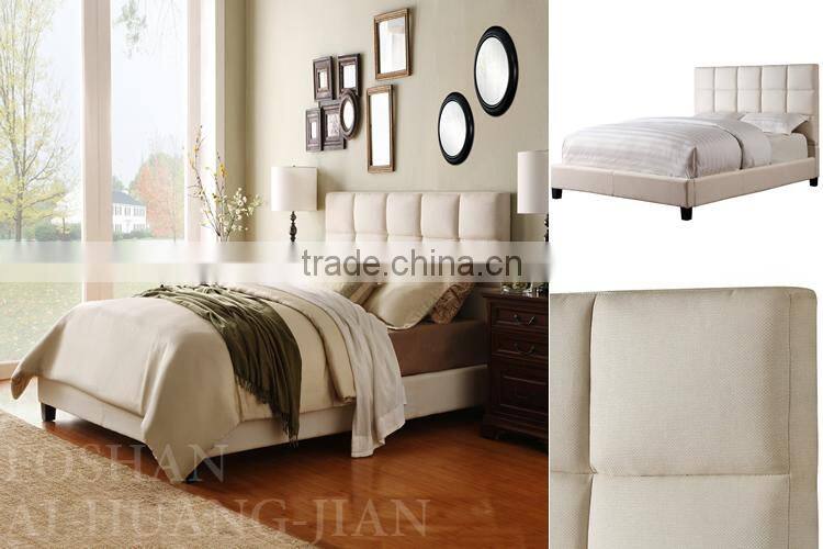 cheap modern fasion headboard latest design fabric bed