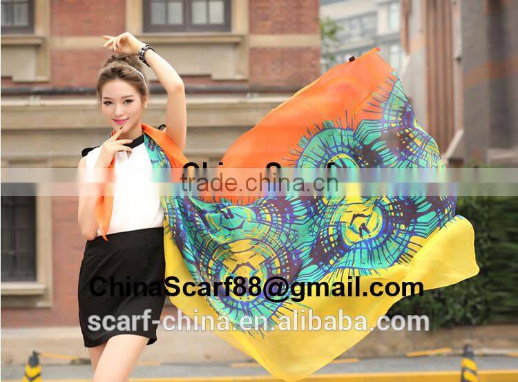 Large chiffon scarf wholesale