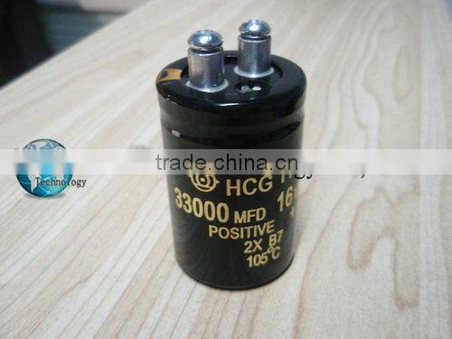 Hitachi HCGFA 33000uf 16VDC Aluminum Electrolytic Capcitor