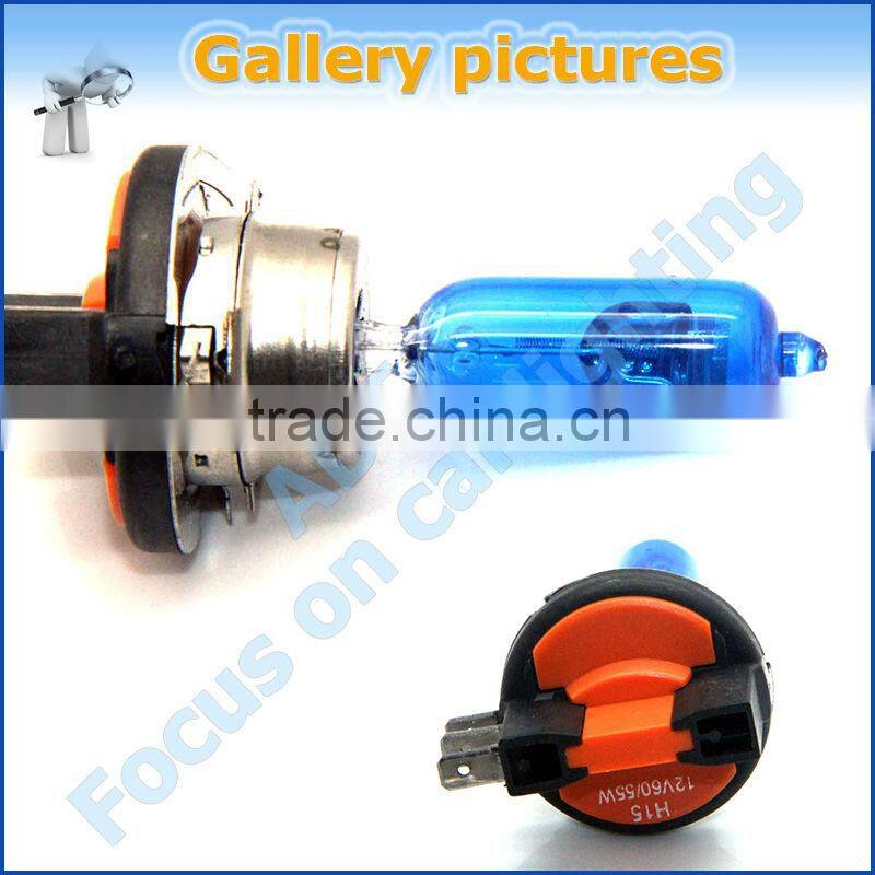 New models 12 volt halogen lamps H15 5800K auto bulbs